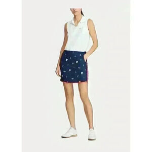 NEW! Polo Ralph Lauren Women's 8 Beach-Print Golf Skort NWT $148